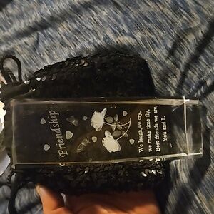 Decorative friendship crystal